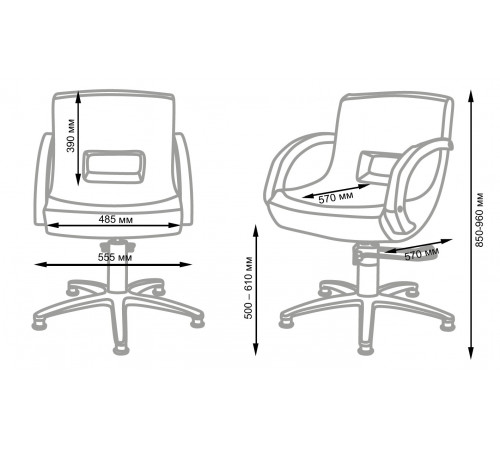 Кресло парикмахерское МД-2203 гидравлика