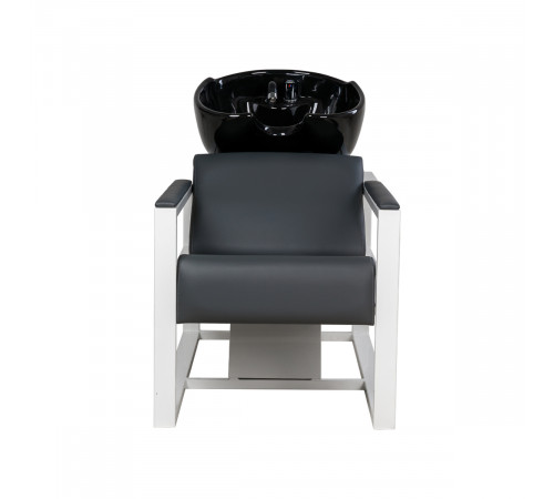 Парикмахерская мойка Дуглас на белом каркасе