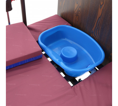 Кровать электрическая YG-3 (МЕ-5228Н-13) ЛДСП Венге с боковым переворачиванием, туалетным устройством и функцией «кардиокресло»