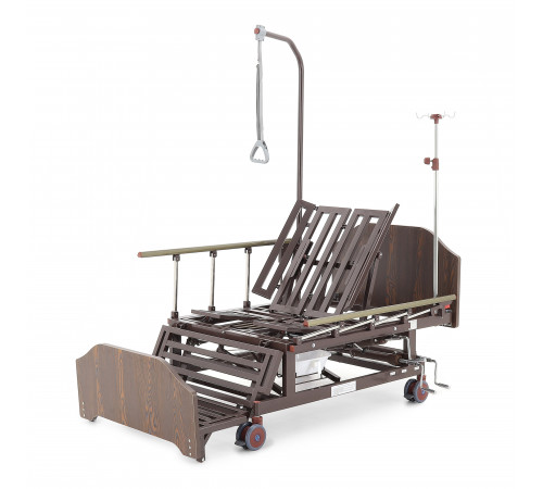 Кровать механическая Е-45А (ММ-5124Н-10) с боковым переворачиванием, туалетным устройством и функцией «кардиокресло»