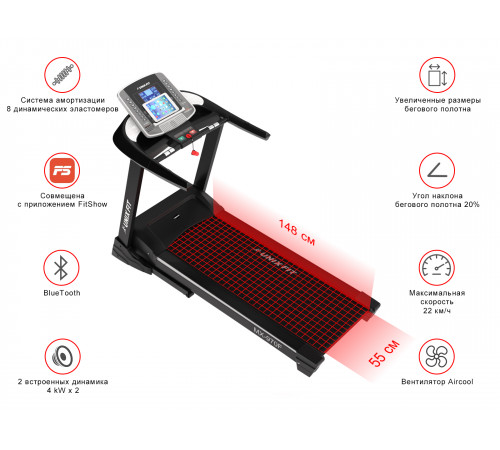 Беговая дорожка UNIXFIT MX-970F