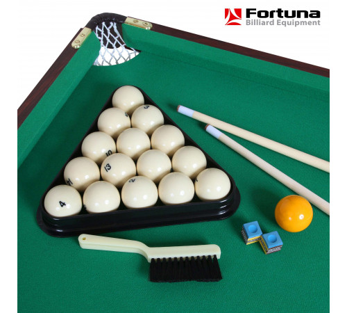 Бильярдный стол Fortuna Русская Пирамида 5фт 9 в 1 с комплектом аксессуаров
