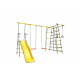 Детский спортивный комплекс для дачи ROMANA Богатырь Плюс - 2 (желтый/серый)