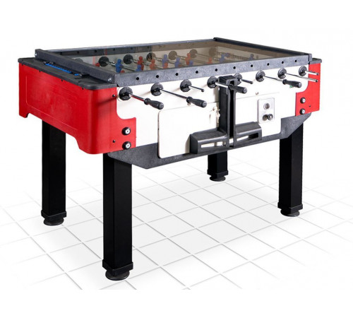 Всепогодный настольный футбол (кикер) «Storm F-3 family outdoor» (138x76x88 см, жетоноприемник) с защитным корпусом