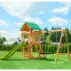 Детский игровой комплекс UNIX Kids (6 in 1) Light Green