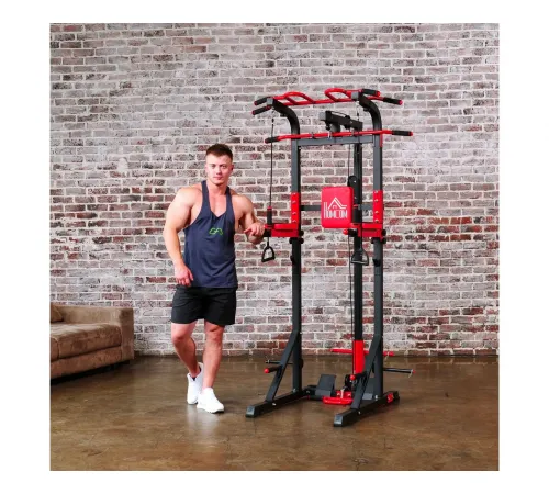 Турник-брусья, тяга сверху DFC HOMEGYM HOMCOM