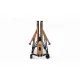Теннисный стол складной для помещений "RASSON PREMIUM T01 Indoor" (274 х 152,5 х 76 см, натуральный дуб) с сеткой