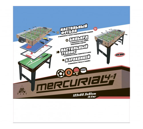 Игровой стол - трансформер DFC MERCURIAL 4 в 1