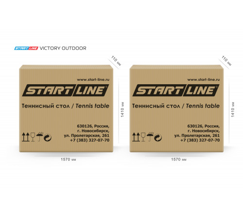 Стол теннисный VICTORY 6 Всепогодный Синий