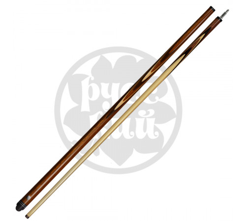 10-10-ПУЛ Кий "Классик 17-запильный" 2 РС, черн.граб/лайствуд(РК)