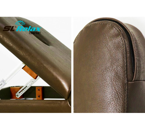 Массажный стол Relax Comfort коричневая кожа (№6)
