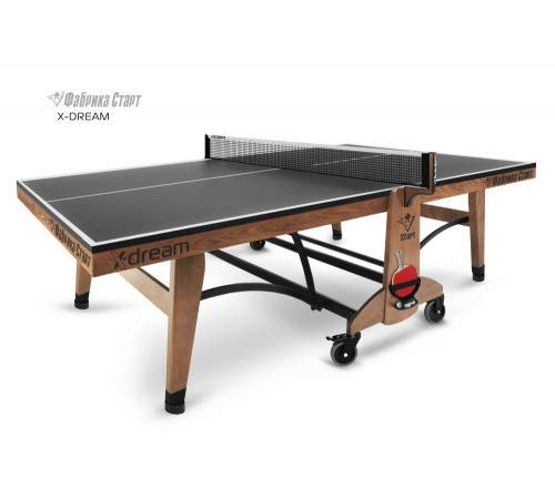 Стол теннисный X-dream ФС (Дуб натуральный(natur-wood), ЛДСП Графит)